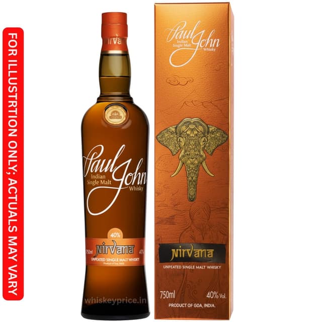 Paul John Nirvana Whisky price in Kolkata | 750ml |
