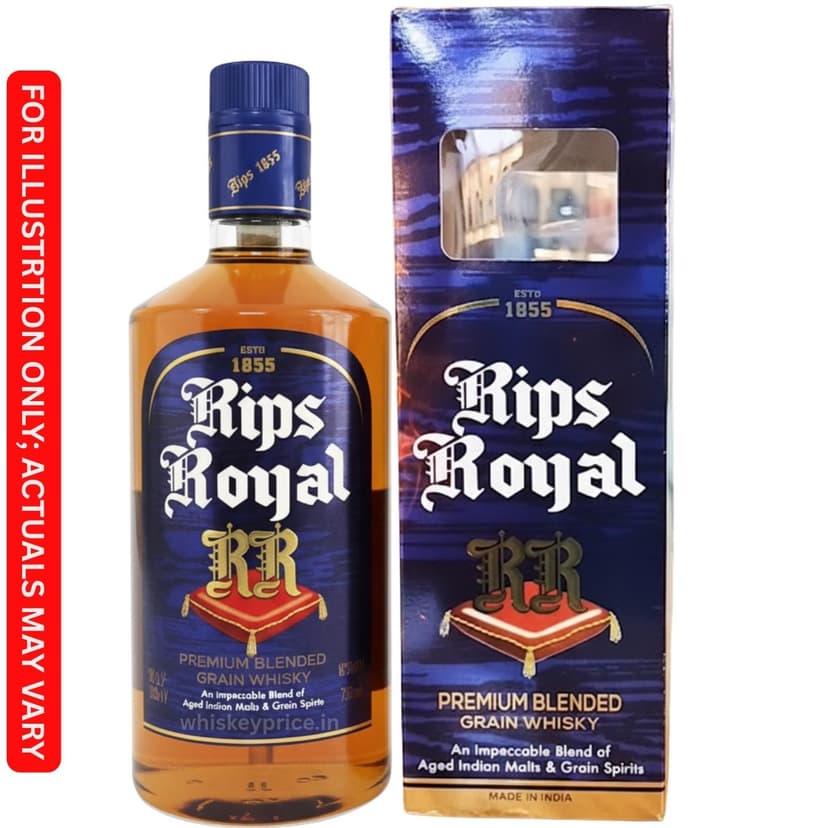 Rips Royal Superior Grain Whisky price in Kolkata | 750ml |