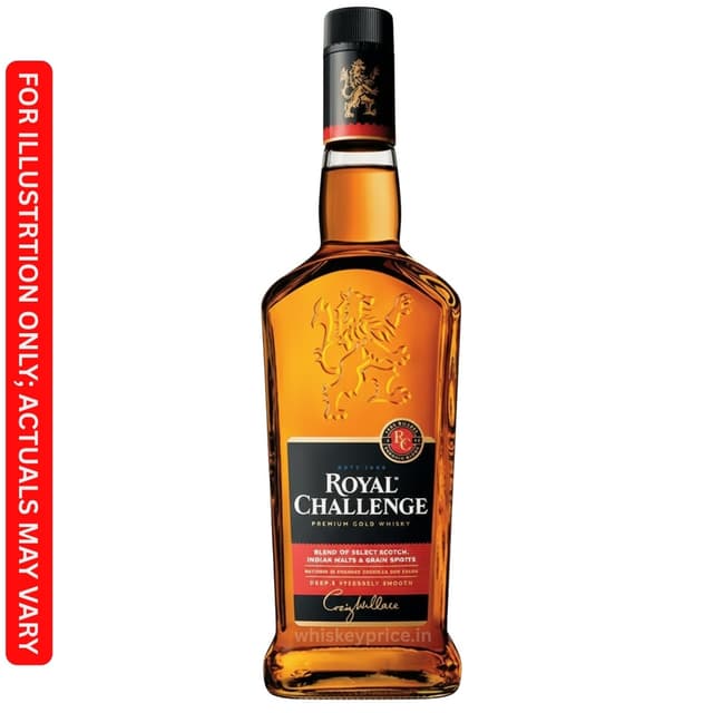 Royal Challenge Premium Whisky price in Kolkata | 750ml |