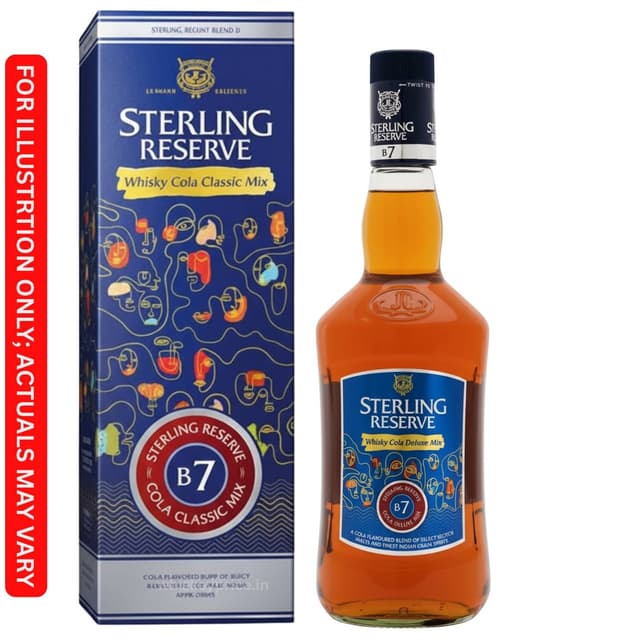 Sterling Reserve B7 Cola Deluxe Mix price in Kolkata | 750ml |