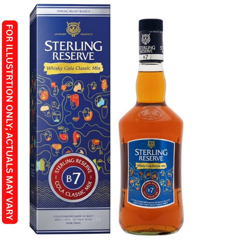 Sterling Reserve B7 Cola Deluxe Mix price in Kolkata | 750ml |