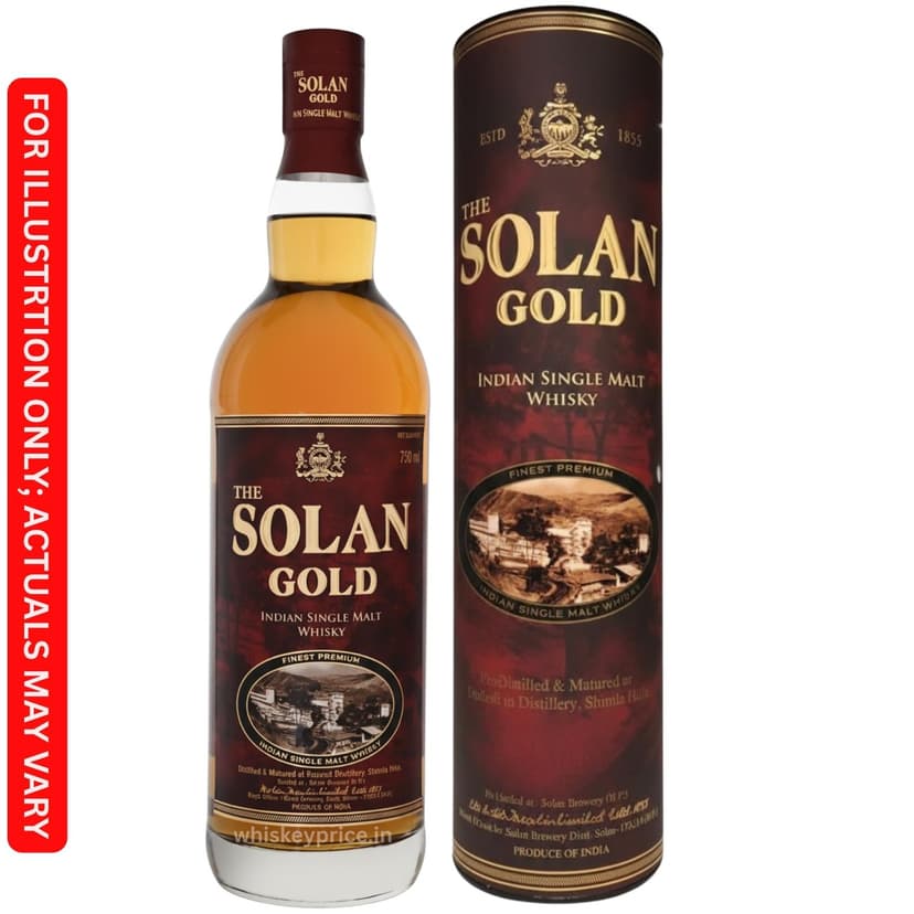 Solan Gold Indian Single Malt Whisky price in Kolkata