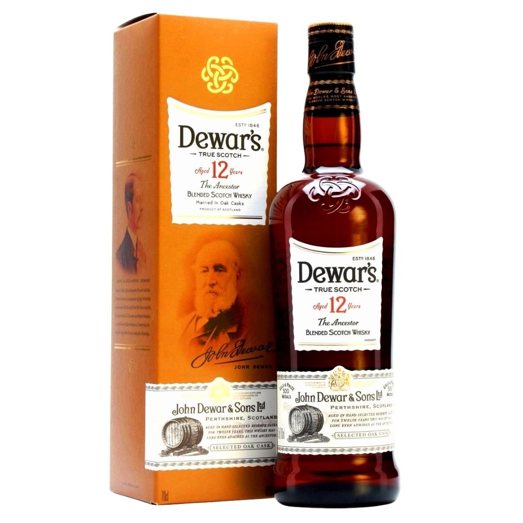 Dewar's 12 Years Blended Scotch Whisky Double Aged