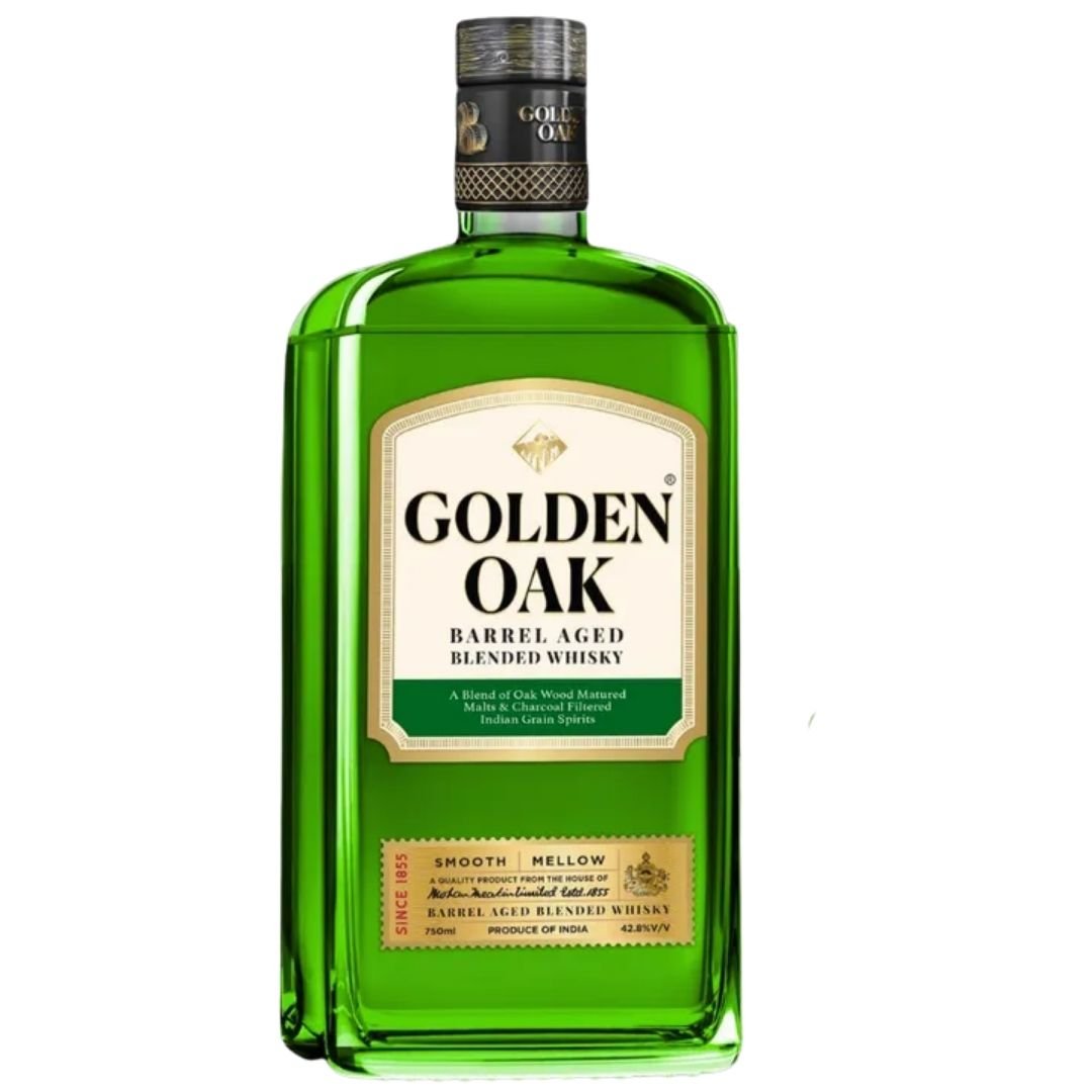 Golden Oak Barrel Aged Blended Ultra Premium Whisky