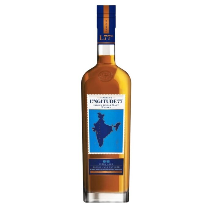 Longitude 77 Indian Single Malt Whisky