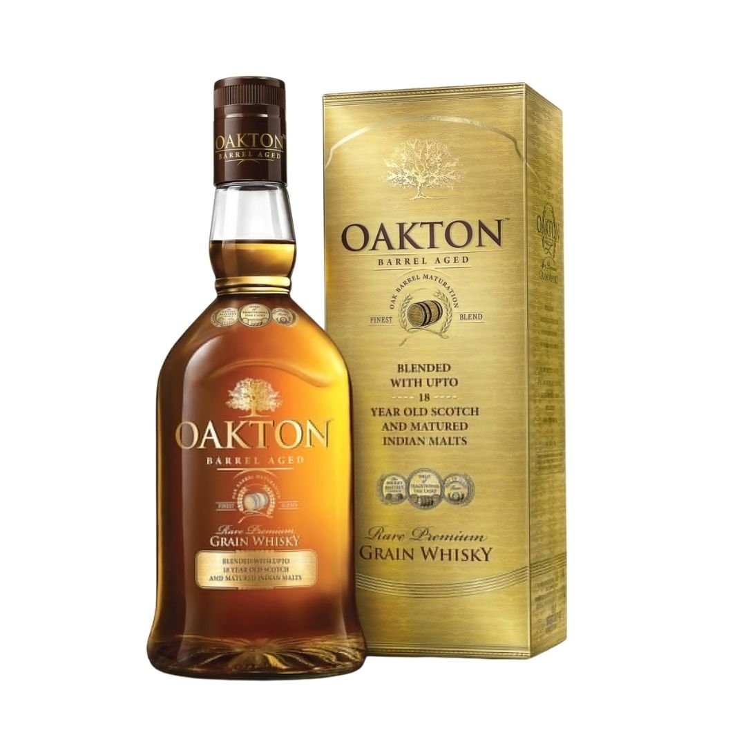 Oakton barrel aged rare select grain whisky