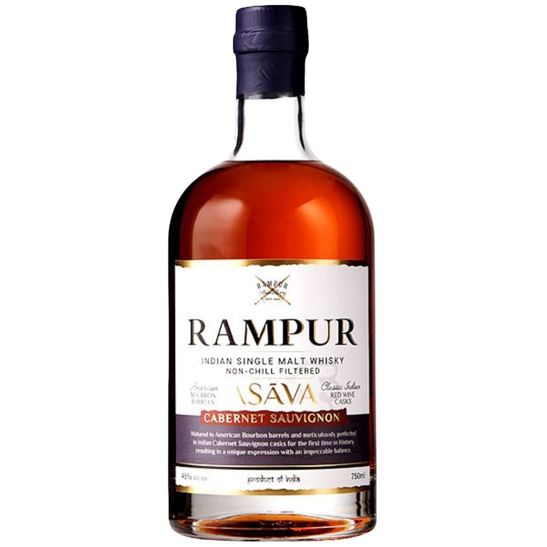 Rampur Indian Single Malt Whisky Non Chill Filtered Asava