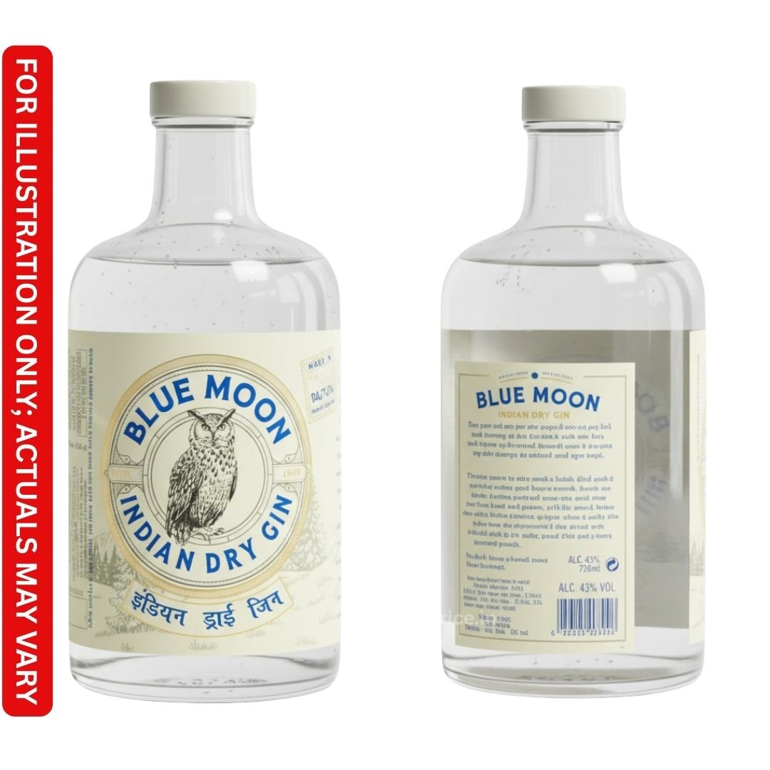 Blue Moon Indian Dry Gin.