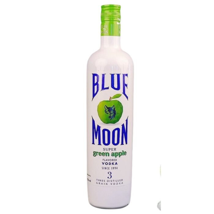 Blue Moon Super Green Apple Flavored Vodka