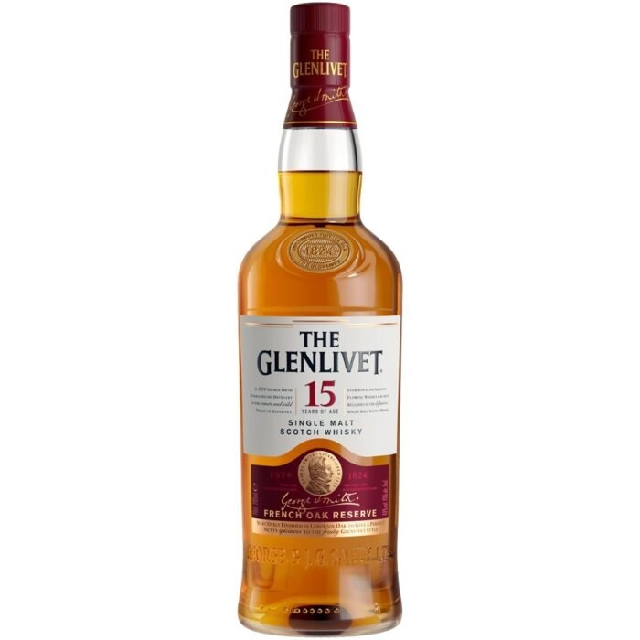 The Glenlivet Single Malt Scotch Whisky 15 YO