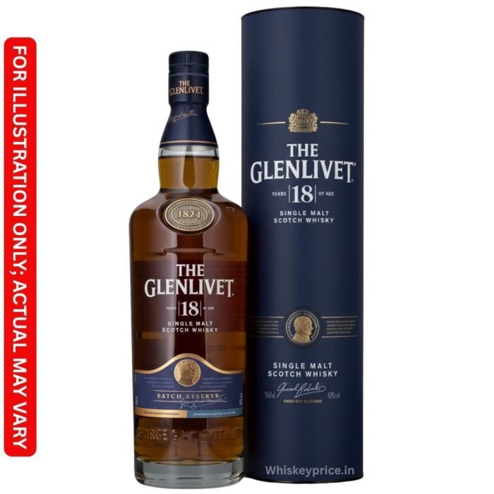 The Glenlivet Single Malt Scotch Whisky 18 YO