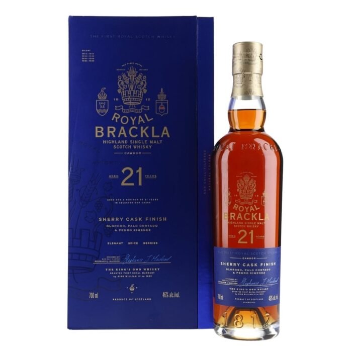 royal brackla highland single malt scotch whisky aged 21 years