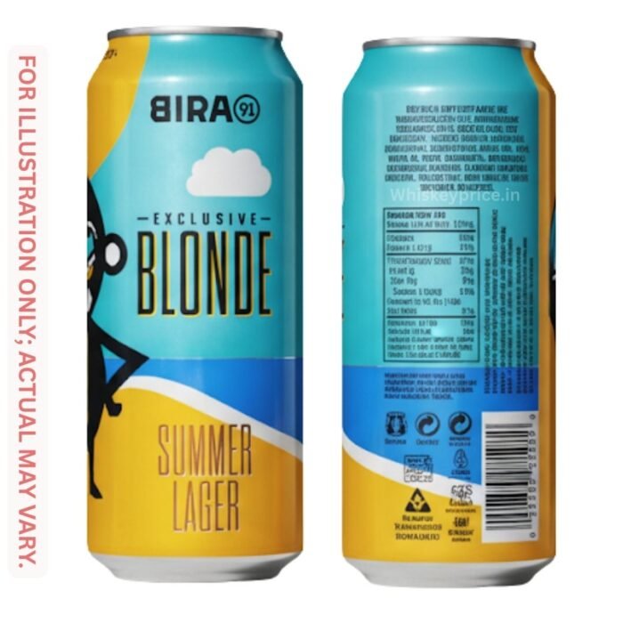 Bira 91 Blonde Summer Lager Beer