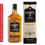 Label 5 classic black