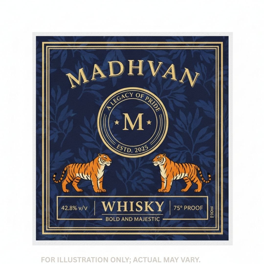 Madhavan whisky logo