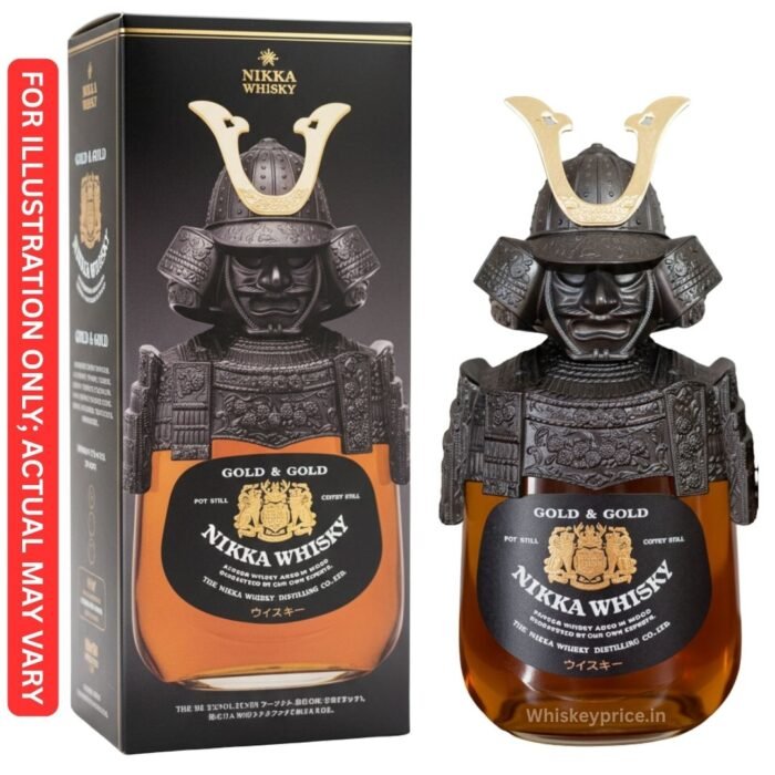 Nikka Gold & Gold Kabuto Samurai Blended Whisky