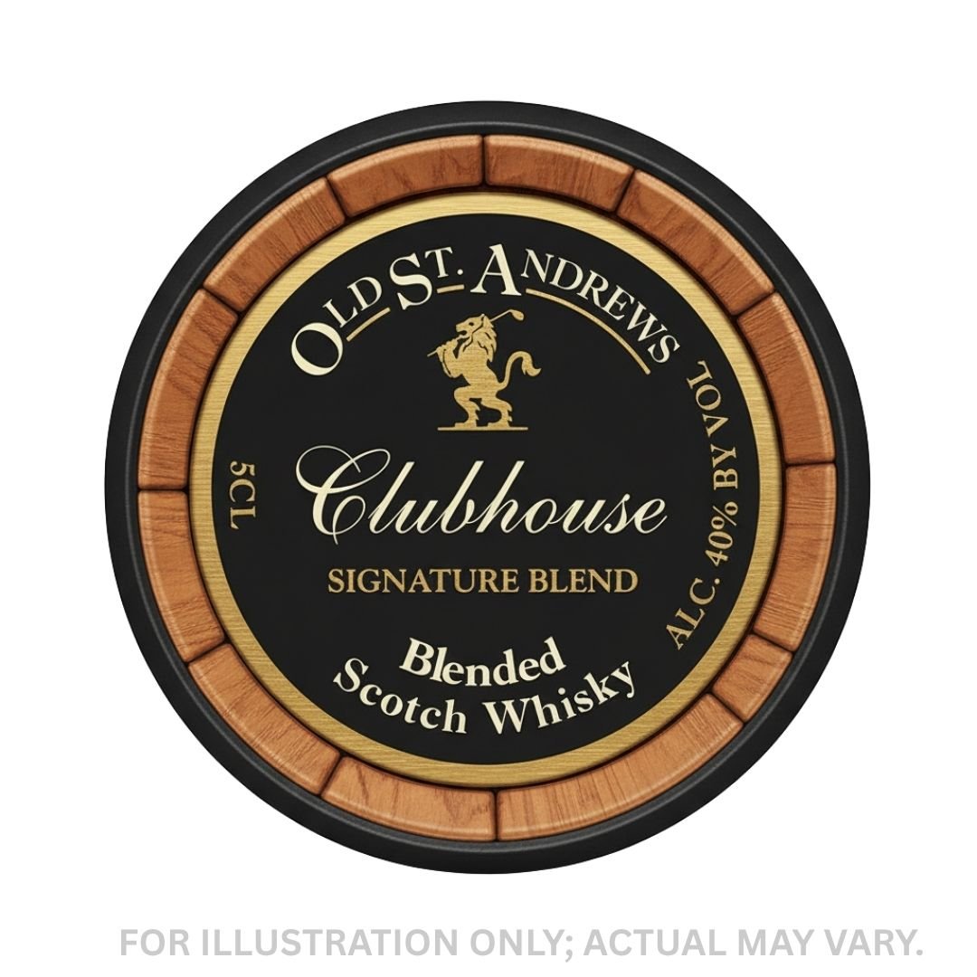 Old St. Andrews Clubhouse whisky logo