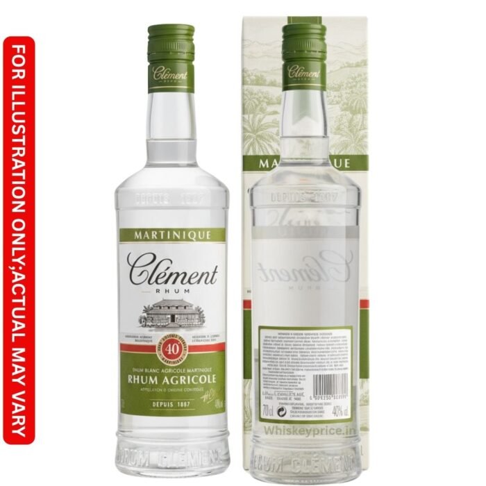 Rhum Clément Agricole Blanc 40 Rum