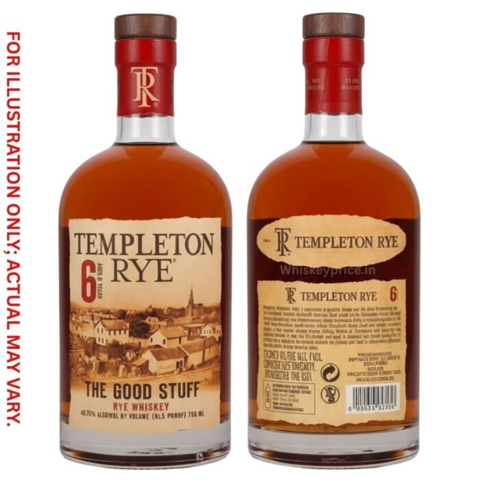 Templeton Rye 6 Years