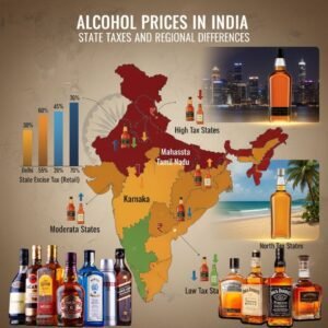 Alcohol Prices in India: State Taxes and Regional Differences
