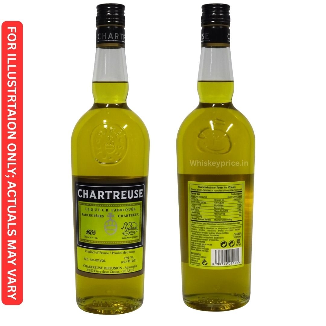 Chartreuse yellow liqueur