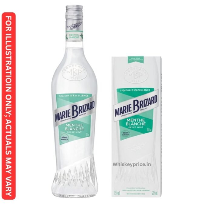 Creme de menthe white marie brizard
