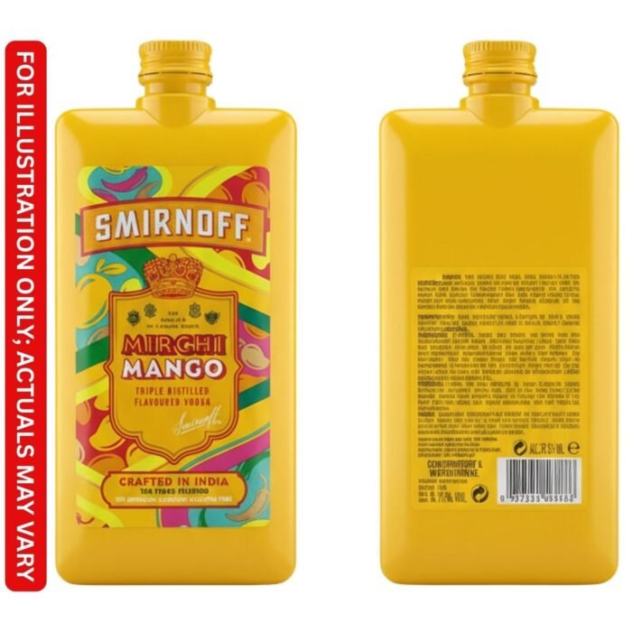 Smirnoff Mirchi Mango Vodka 180ml Smirnoff Mirchi Mango Vodka 180ml