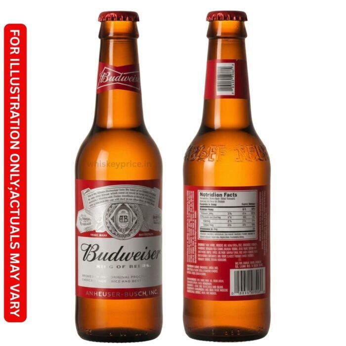 Budweiser beer price in Haryana (Can/Bottle)
