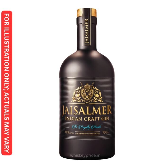 Jaisalmer Indian craft gin price UP