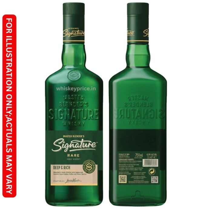 Signature Rare whiskey price Haryana