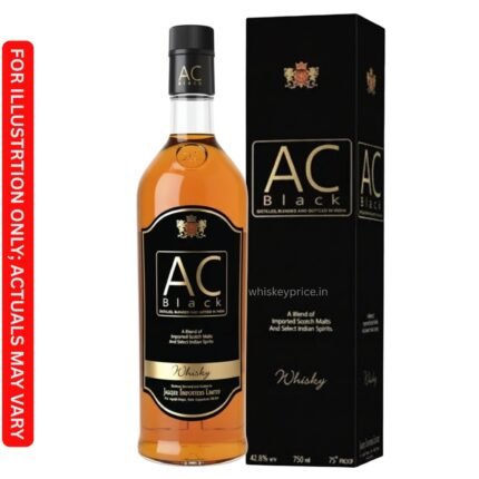 AC Black Pure Grain Premium Whisky Price in Kolkata