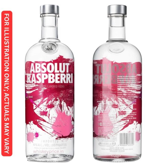 Absolut raspberri vodka