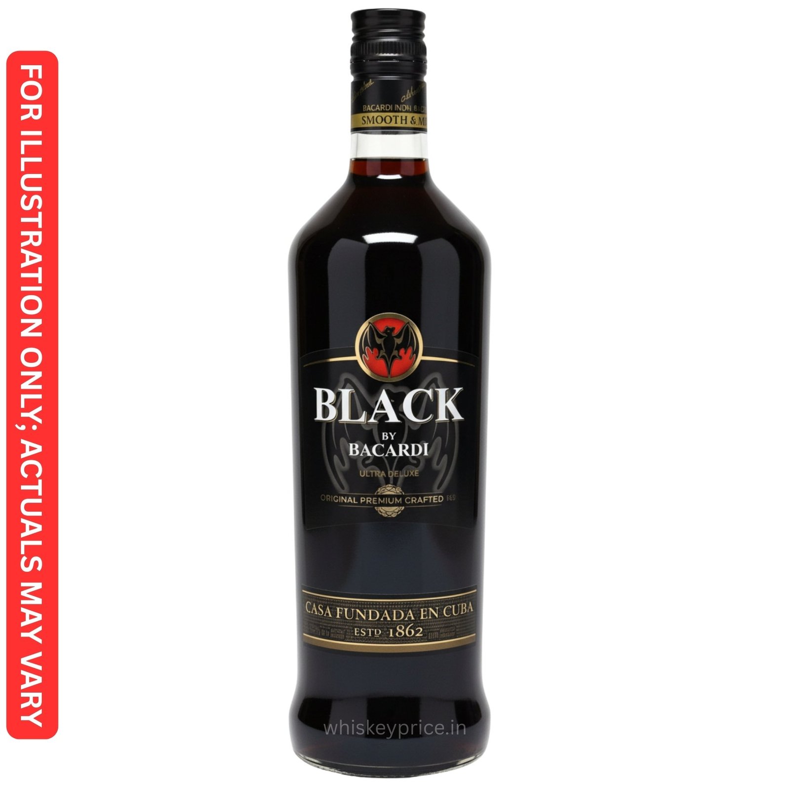 Bacardi black rum price in Haryana