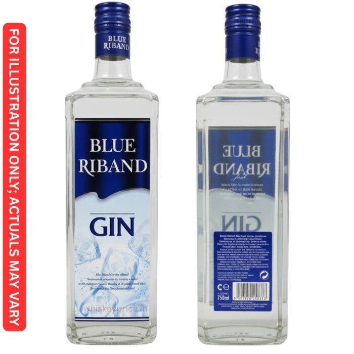 Blue riband gin