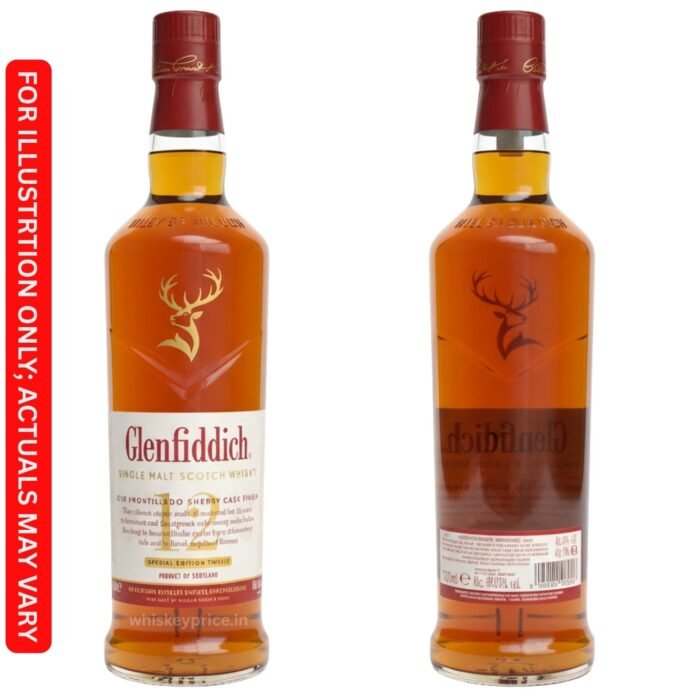 Glenfiddich Single Malt Scotch Whisky Our Amontillado Sherry Cask Finish 12