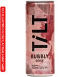 Tilt Bubbly Rose Can