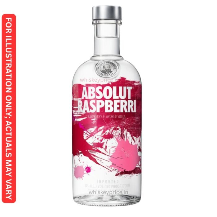 absolut raspberri vodka price in india 2026
