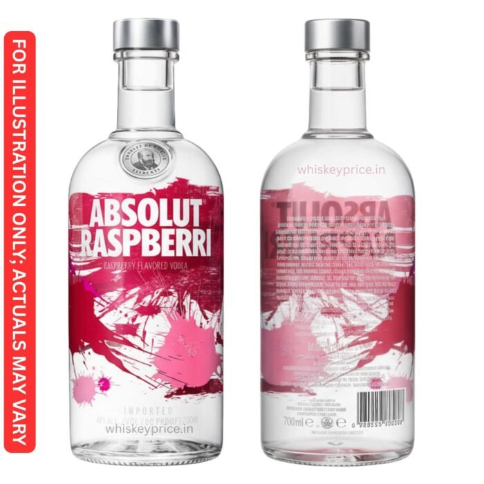 absolut raspberri vodka price in india 2026