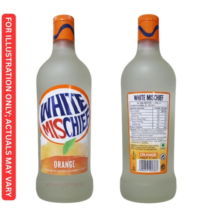 white mischief ORANGE vodka