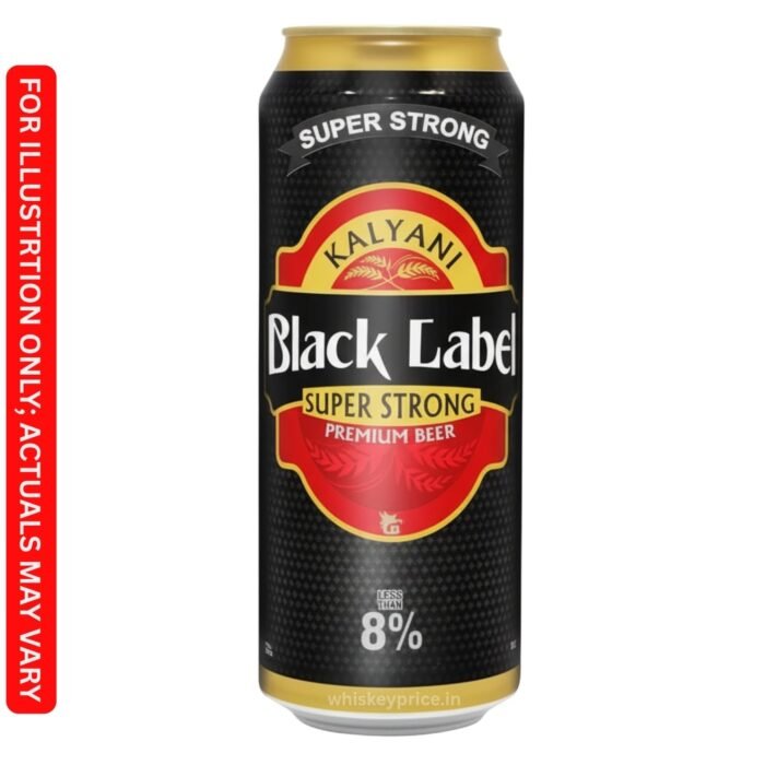 Kalyani Black Label Super Strong Premium Beer Kalyani Black Label Super Strong Premium Beer