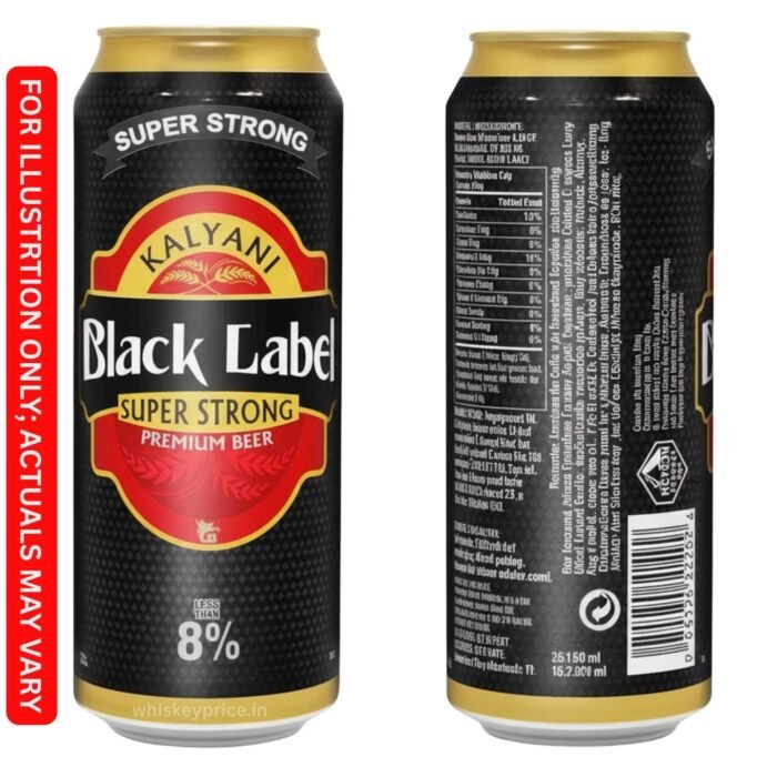 Kalyani Black Label Super Strong Premium Beer