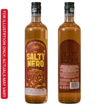 Salty Nerd Vodka Imperial Salted Caramel Charcoal Filtered