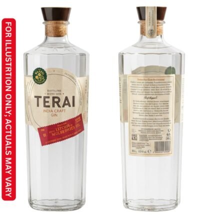 TERAI INDIA CRAFT GIN LITCHIS AND MULBERRIES