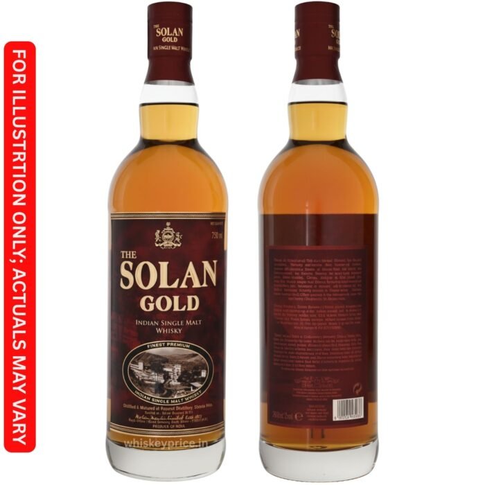 The Solan Gold Indian Single Malt Whisky