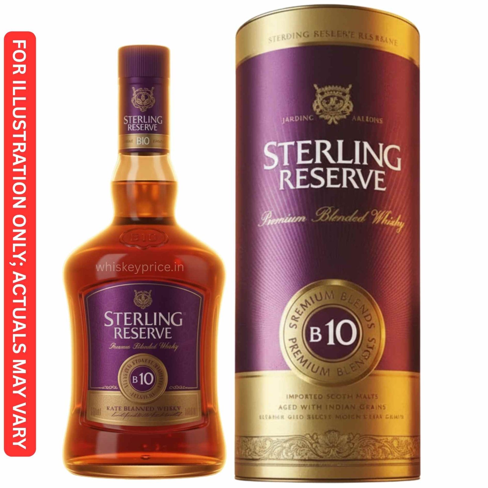 Sterling Reserve B10 Whisky price in Kolkata | 750ml |